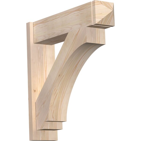 Ekena Millwork Imperial Smooth Arts and Crafts Outlooker, Douglas Fir, 7 1/2"W x 30"D x 30"H OUT08X30X30IMP03SDF - main